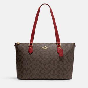 COACH Gallery Tote In Signature Canvas (Brand New!)
